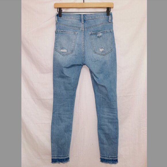 Vervet Light Wash Denim High Rise Ankle Skinny Jeans size 24 - Picture 6 of 6